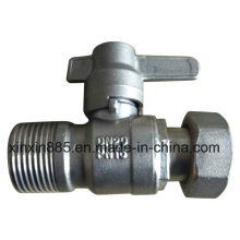 Straight Lockable Ball Valve for Water Meter